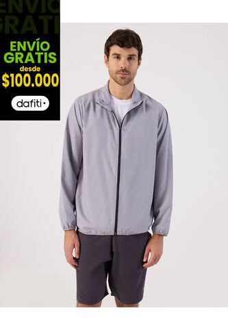 Chaqueta Rompevientos Light   Para Hombre Gris Patprimo Patprimo