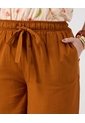 Bermuda Con Cinturón Anudable  Curvy  Para Mujer Naranja Patprimo de Patprimo
