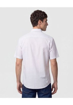 Camisa  Para Hombre Manga Corta Con Bolsillo Cuello C Color Azul Marca Patprimo #44018300