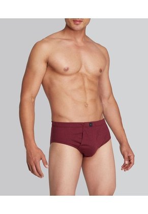 Pantalóncillo X3 Para Hombre Clasico Color Vino Marca Patprimo #44130002