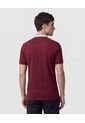 Polo  Para Hombre Cuello Mao Sin Bolsillo Color Vino Marca Patprimo #44112812 de Patprimo