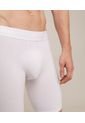 Boxer X2 Para Hombre Fleat Seamer Largo Color Blanco Marca Patprimo #44000317 de Patprimo
