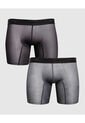 Boxer X2 Para Hombre Fleat Seamer Medio Color Gris Marca Patprimo #44000328 de Patprimo
