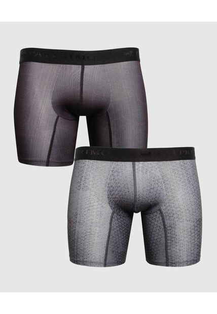 Boxer X2 Para Hombre Fleat Seamer Medio Color Gris Marca Patprimo #44000328