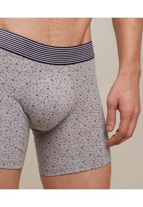 Boxer X3 Para Hombre Fleat Seamer Medio Color Azul Marca Patprimo #44420001