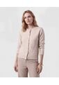 Saco De Punto Con Bolsillos Frontales   Para Mujer Beige Patprimo de Patprimo
