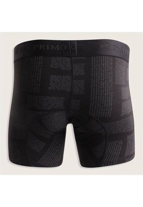 Boxer  Clásicos Estampados En Algodón  X1 Para Hombre Negro Patprimo