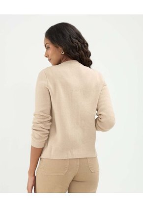 Camiseta Para Mujer Manga 3/4 Cuello Redondo Color Café Marca Patprimo #30093708