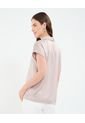 Blusa Para Mujer Manga Corta Color Beige Marca Patprimo #30123491 de Patprimo