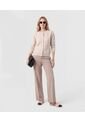 Saco De Punto Con Bolsillos Frontales   Para Mujer Beige Patprimo de Patprimo