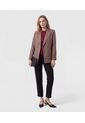 Blazer Clásico Con Un Solo Botón   Para Mujer Café Patprimo de Patprimo