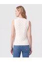 Camiseta De Punto Con Textura Para Mujer  Para Mujer Beige Patprimo de Patprimo