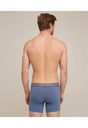 Boxer X3 Para Hombre Fleat Seamer Medio Color Azul Marca Patprimo #44420001