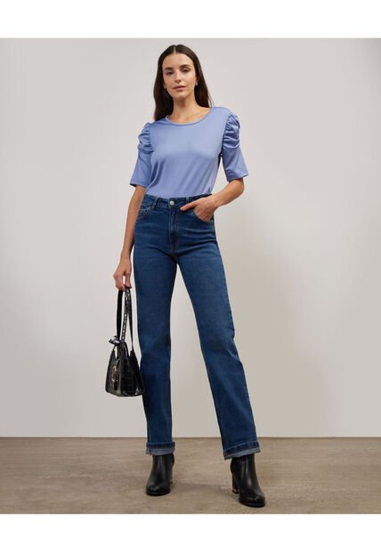 Jean Para Mujer Straight Color Azul  Marca Patprimo #30160363