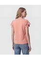 Camiseta Manga Campana Con Bordados   Para Mujer Rosa Patprimo de Patprimo