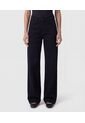 Jean  Para Mujer Wide-Leg Color Negro Marca Patprimo #30160513 de Patprimo