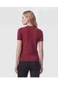 Camiseta Unicolor   Para Mujer Vino Patprimo de Patprimo