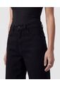 Jean  Para Mujer Wide-Leg Color Negro Marca Patprimo #30160513 de Patprimo