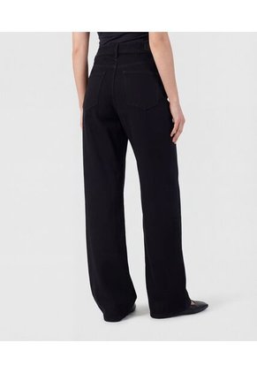 Jean  Para Mujer Wide-Leg Color Negro Marca Patprimo #30160513