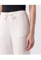 Pantalón Wide Leg Con Cordón   Para Mujer Blanco Patprimo de Patprimo