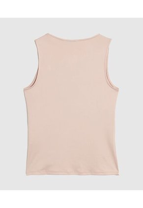 Camiseta Manga Sisa Con Detalle Metálico   Para Mujer Rosa Patprimo