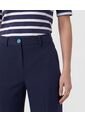 Pantalón Unicolor Con Pinzas   Para Mujer Azul Patprimo de Patprimo