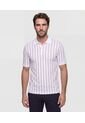 Polo  Manga Corta Con Cuello De Rib  Para Hombre Blanco Patprimo de Patprimo