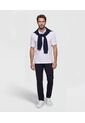 Polo  Manga Corta Con Cuello De Rib  Para Hombre Blanco Patprimo de Patprimo