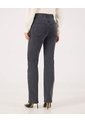 Jean Straight Con Detalle   Para Mujer Gris Patprimo de Patprimo