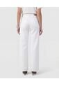 Jeans Wide Leg Tiro Alto   Para Mujer Blanco Patprimo de Patprimo