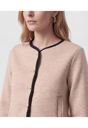 Chaqueta  Para Mujer Desestructurada Color Beige Marca Patprimo #30080615