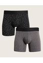 Boxer X2 Para Hombre Filete Medio Color Negro Marca Patprimo #44000323 de Patprimo