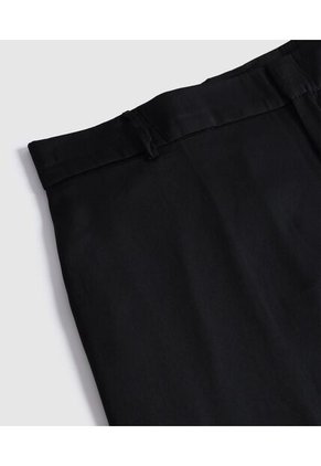 Pantalón Culotte Con Pedrería  Curvy  Para Mujer Negro Patprimo