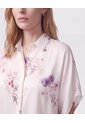 Blusa Manga Corta Fluida Mujer  Para Mujer Crema Patprimo de Patprimo