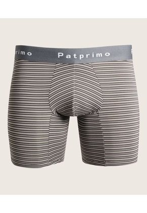 Boxer X3 Para Hombre Fleat Seamer Medio Color Gris Marca Patprimo #44000373