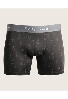 Boxer X3 Para Hombre Fleat Seamer Medio Color Gris Marca Patprimo #44000373