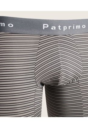 Boxer X3 Para Hombre Fleat Seamer Medio Color Gris Marca Patprimo #44000373