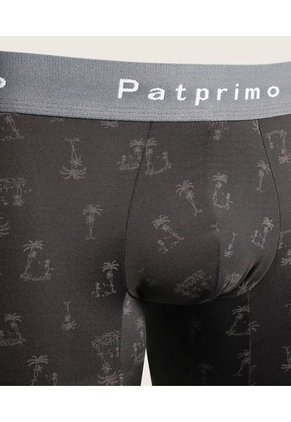 Boxer X3 Para Hombre Fleat Seamer Medio Color Gris Marca Patprimo #44000373