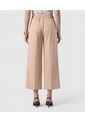 Pantalón Culotte De Tiro Alto   Para Mujer Café Patprimo de Patprimo