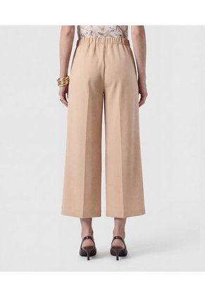 Pantalón Culotte De Tiro Alto Para Mujer Café Patprimo