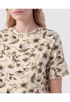 Camiseta  Para Mujer Manga Corta Moda Color Amarillo Marca Patprimo #30097856