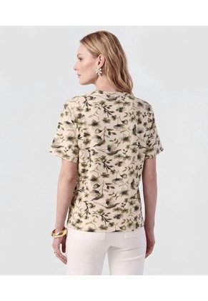 Camiseta  Para Mujer Manga Corta Moda Color Amarillo Marca Patprimo #30097856