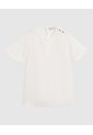 Blusa Con Botones En Hombro  Curvy  Para Mujer Blanco Patprimo de Patprimo