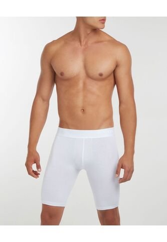 Boxer X1 Para Hombre Fleat Seamer Largo Color Blanco Marca Patprimo #44000072 Patprimo