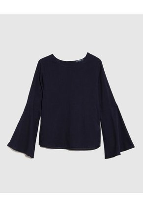 Blusa Para Mujer Manga Larga Color Azul Oscuro Marca Patprimo #30123462