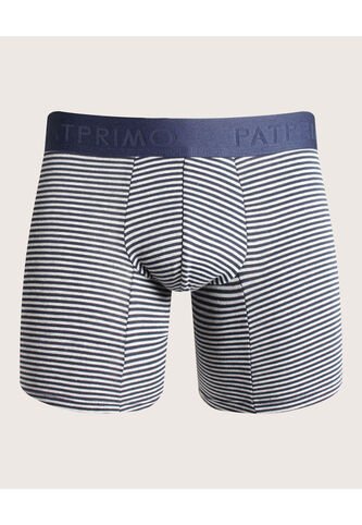 Boxer X1 Para Hombre Filete Medio Color Azul Marca Patprimo #44000409 Patprimo