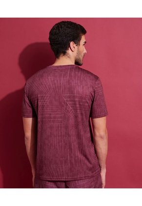 Camiseta Para Hombre Manga Corta Color Vino Marca Patprimo #44090780
