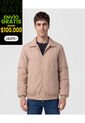 Chaqueta Bomber Con Cuello Camisero   Para Hombre Beige Patprimo de Patprimo