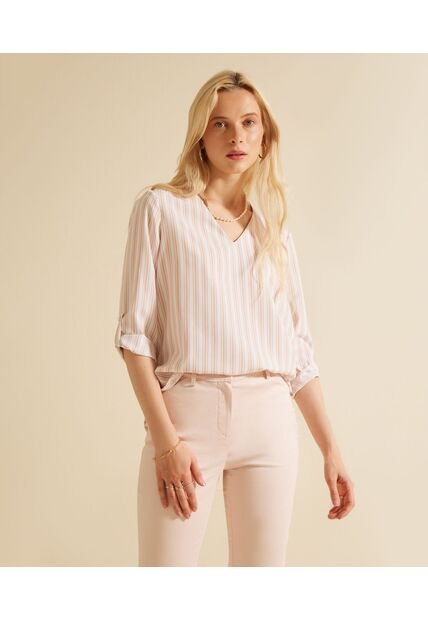 Blusa Para Mujer Manga 3/4 Color Rosa Marca Patprimo #30122897