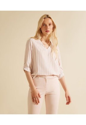 Blusa Para Mujer Manga 3/4 Color Rosa Marca Patprimo #30122897